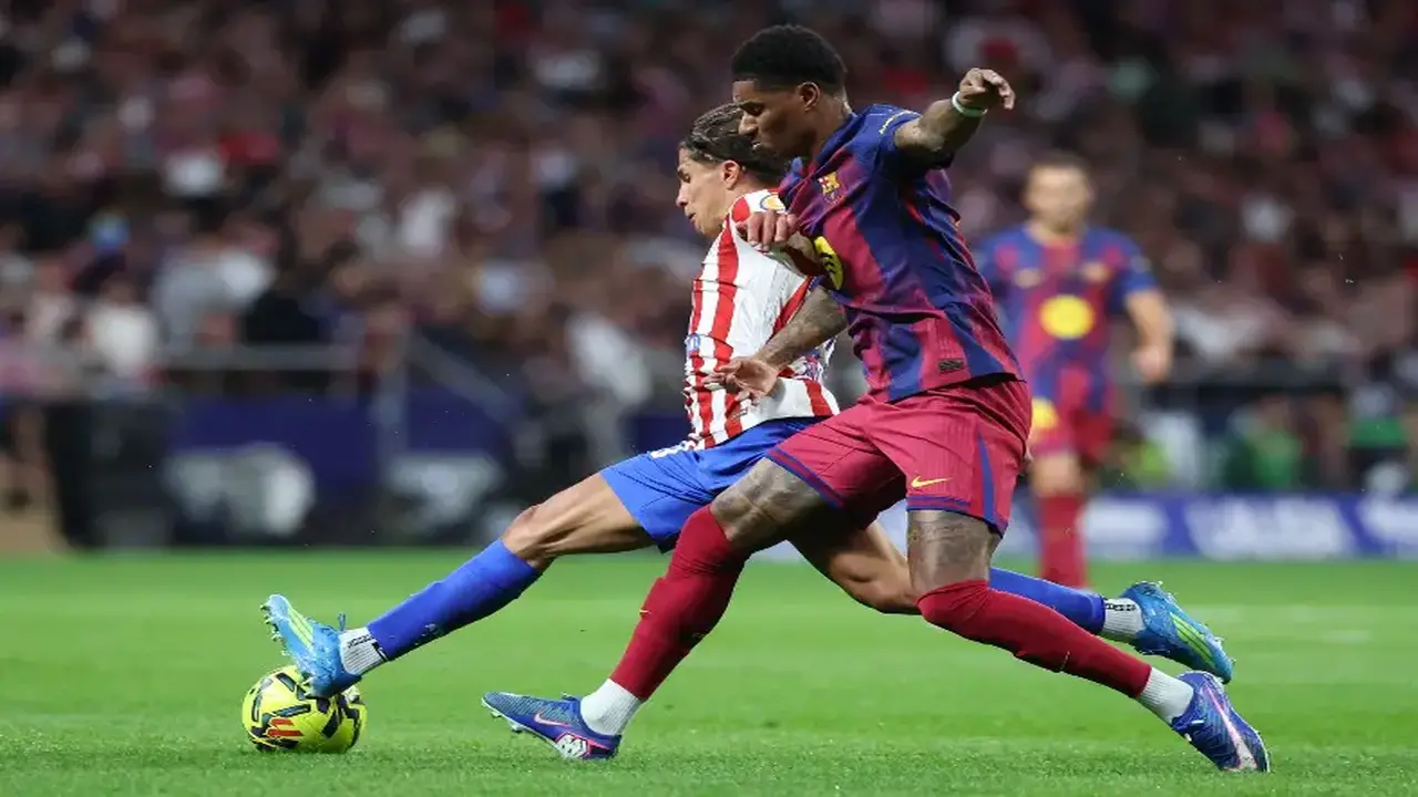 أهداف ونتيجة لقاء برشلونة وأتلتيكو مدريد في الدوري الإسباني